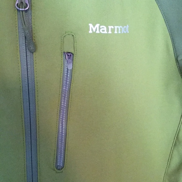Marmot soft shell jacket, small, green - Picture 4 of 4